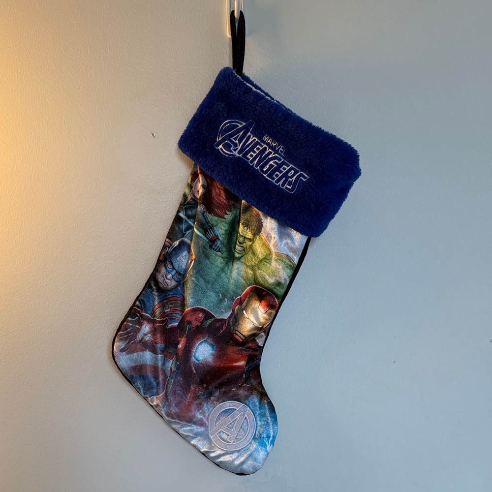 Marvel Avengers Blue Stocking with Superhero Design